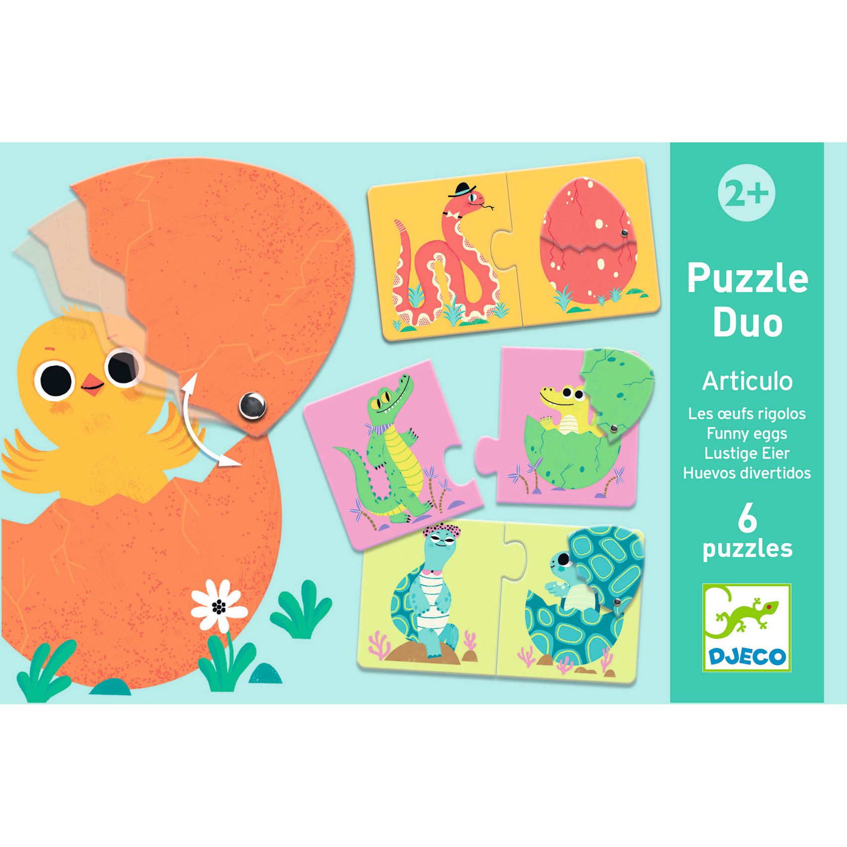 Puzzle duo - Ovos divertidos