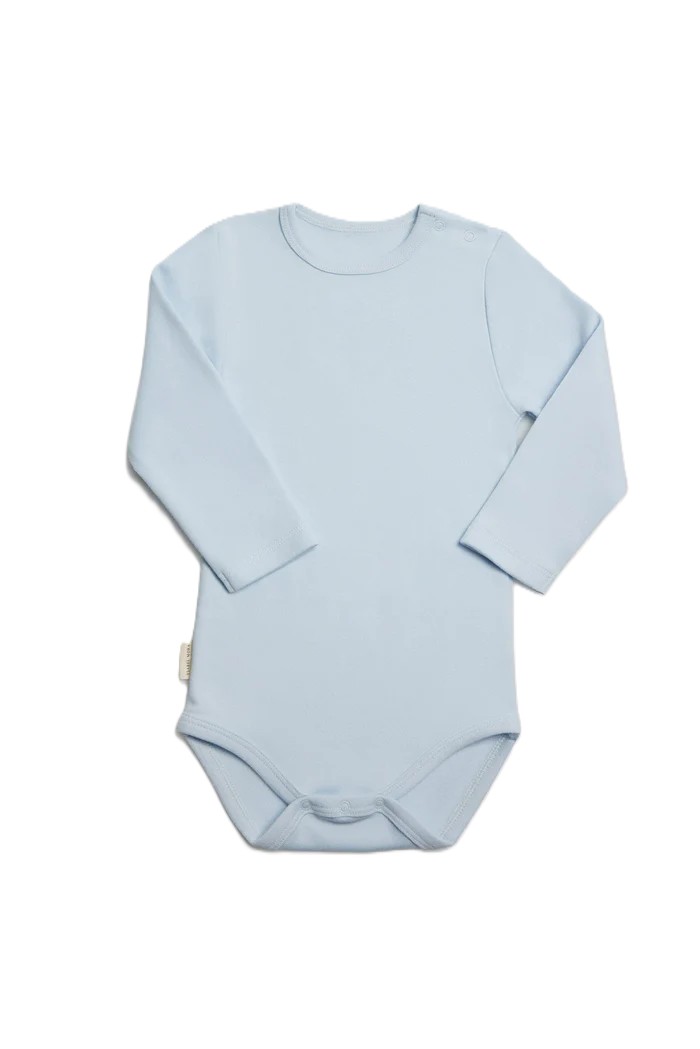 Ysabel Mora Body Liso Cardado Azul