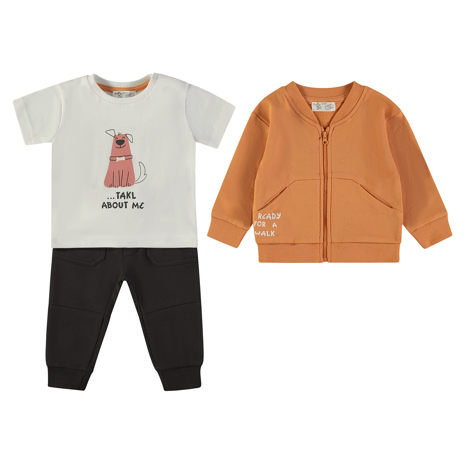 BABYBOL Conj. 3 Pçs Ready For a Walk