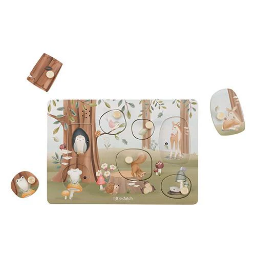 LITTLE DUTCH Puzzle de Sons Forest Friends