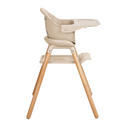 KIKKA BOO WOODY Cadeira da Papa Bege