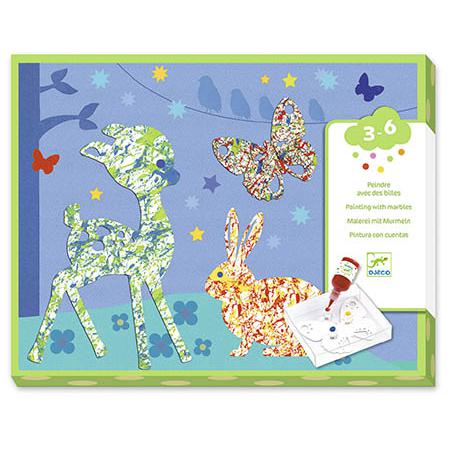 Djeco Desfile Colorido Marmoreado - Jogo de Pintar