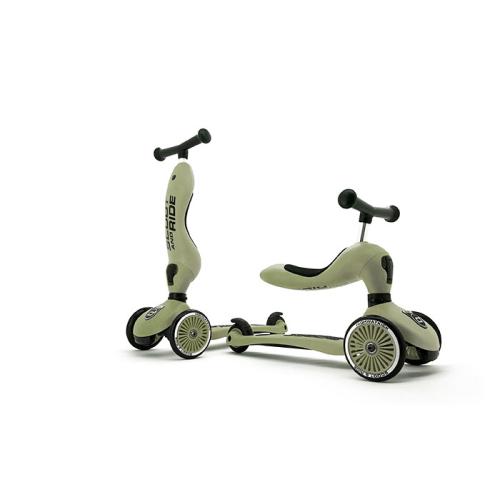SCOOT & RIDE Trotinete Evolutiva HIGHWAYKICK 1 OLIVE