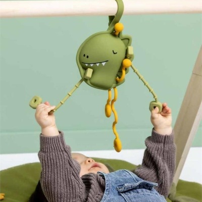 TRIXIE Brinquedo de Puxar Silicone  Mr. Dino