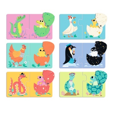 Puzzle duo - Ovos divertidos
