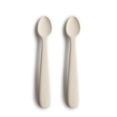MUSHIE Pack 2 Colheres Solid Ivory