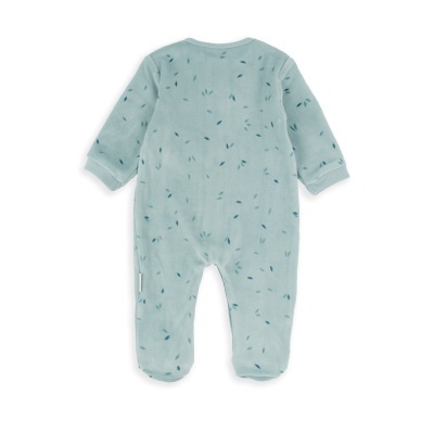 BABYBOL Babygrow Veludo Folhas