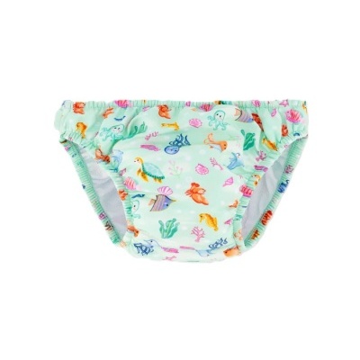 YSABEL MORA Cueca Banho Anti-Vazamento Animais Marinhos