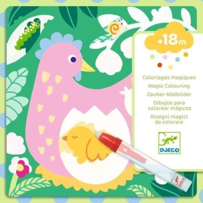 DJECO Animais do Jardim: Pintura Mágica c/ Água
