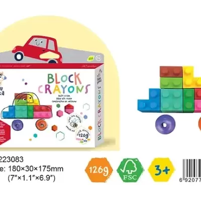 Block Crayons Carro Haku Yoka