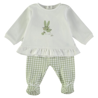 BABYBOL Conj. 2 Pçs Vichy Verde