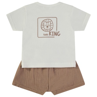 BABYBOL Calções e T-Shirt Little King