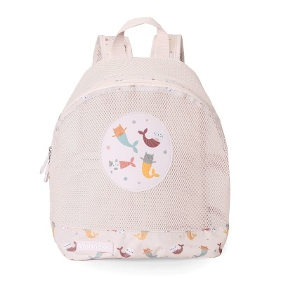 Monnëka Mochila Infantil Anti-areia Mermaid Cats
