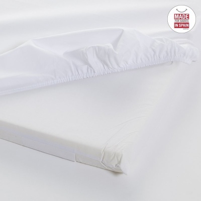 Lençol Ajustável Branco Liso 50x82cm