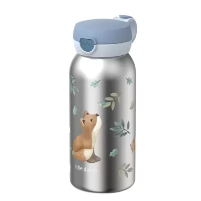 LITTLE DUTCH Garrafa Térmica Flip Cap Forest Friends 500 ml