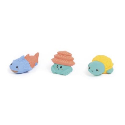 3 Animais Banho - Amigos Marinhos