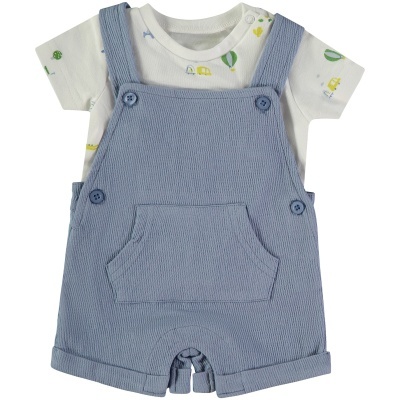 BABYBOL Jardineiras e T-Shirt Balões