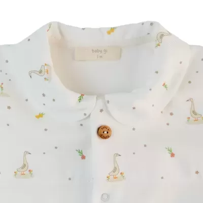 BABY GI Babygrow Veludo Goose