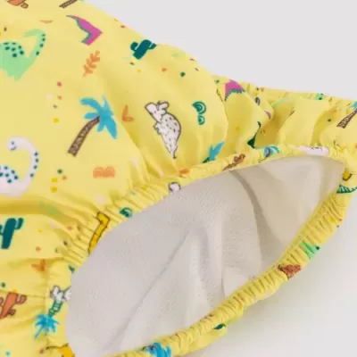 YSABEL MORA Cueca Banho Anti-Vazamento Dinossauros