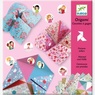 DJECO Quantos-Queres Flores: Origami c/ Autocolantes
