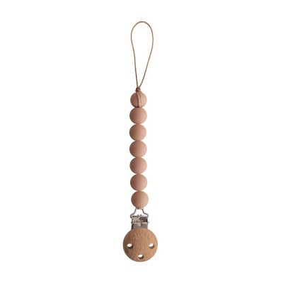 MUSHIE Prende Chupeta Halo Pale Taupe