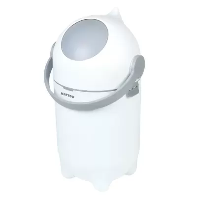 NATTOU Balde Fraldas Dropy Branco/Cinza