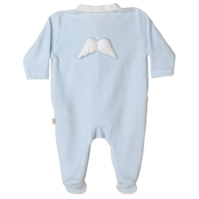 Babygrow angel veludo azul Baby Gi