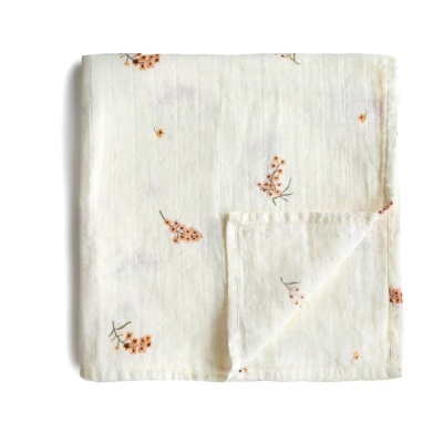 Musselina Print Flowers 120x120 CM