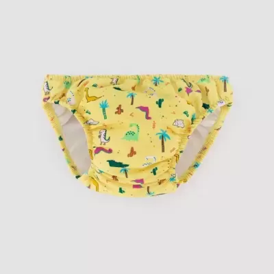 YSABEL MORA Cueca Banho Anti-Vazamento Dinossauros