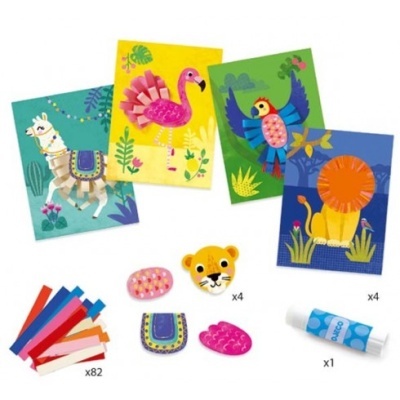 Djeco Pequenos Loops - Jogo de Colagens