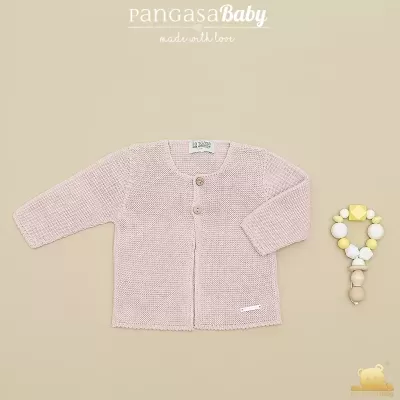 PANGASA Casaco Malha Rosa Empolvado