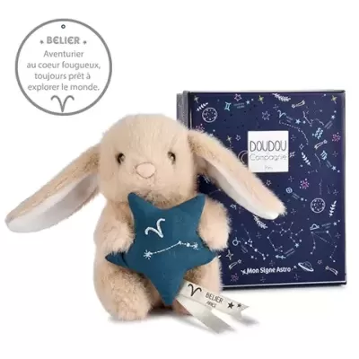 DOUDOU ET COMPAGNIE Doudou Astro Carneiro 12 cm