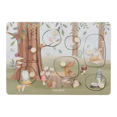 LITTLE DUTCH Puzzle de Sons Forest Friends