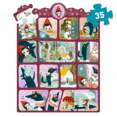 DJECO Puzzle 35 Pçs Capuchinho Vermelho