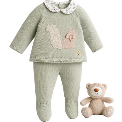 PANGASA Conjunto 1ª Roupa  Esquilo c/ Gorro Menino