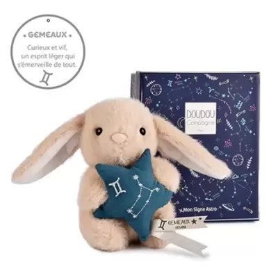 DOUDOU ET COMPAGNIE Doudou Astro Gémeos 12 cm