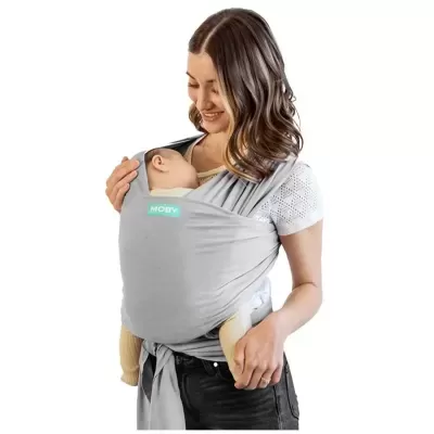 MOBY Sling Porta Bebés Elástico Grey
