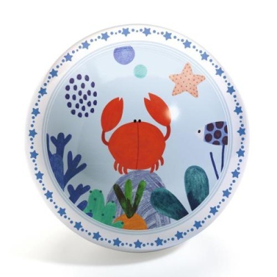 TRAFFIC BALL  22 cm bola com caranguejo e tartaruga DJECO