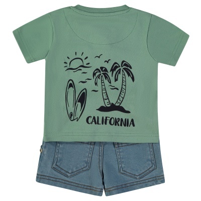 BABYBOL Conj. Calções e T-Shirt California