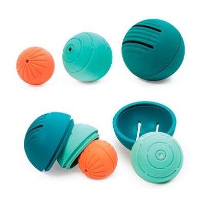 LUDI Ball-in-ball - 3 Bolas para Encaixar