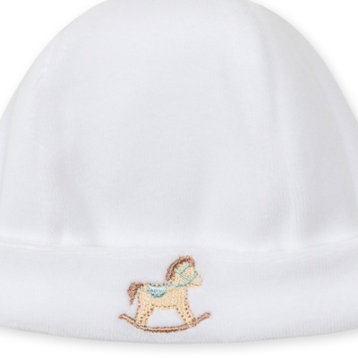 BABY GI Gorro Veludo Rocking Horse Azul