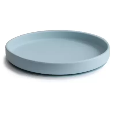 MUSHIE Prato c/ Ventosa Silicone Powder Blue