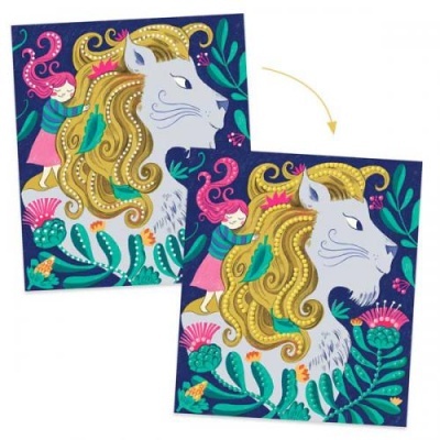 Djeco Criaturas Míticas - Atividade c/ Mini Diamantes