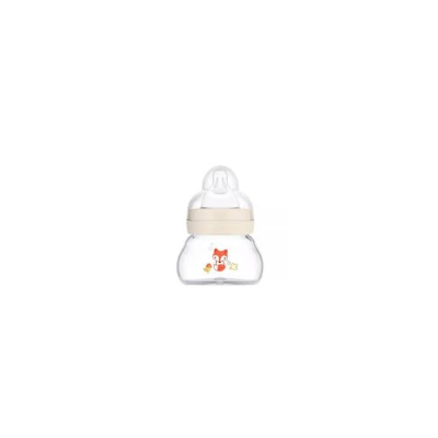 MAM biberão Feel Good vidro 90 ml Neutro - 0+ meses
