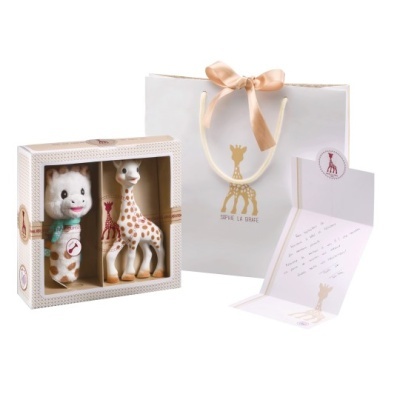Set Sophie La Girafe + roca peluche cri cri