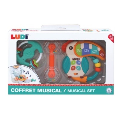 Caixa de Música e 2 Chocalhos Maraca