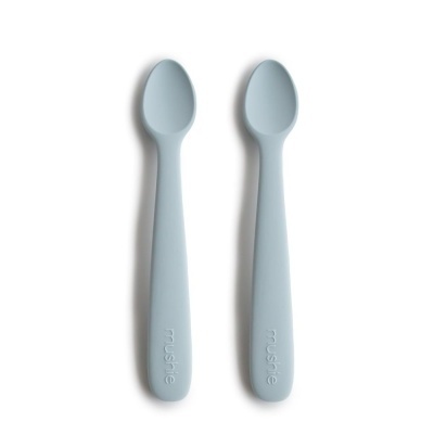 MUSHIE Pack 2 Colheres Solid Powder Blue