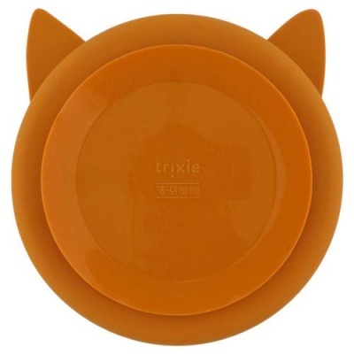Trixie Prato de silicone c/ divisórias e ventosa Mr. Fox