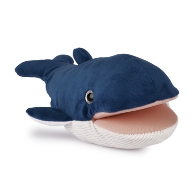 HISTOIRE D`OURS Fantoche Baleia Azul 30 cm