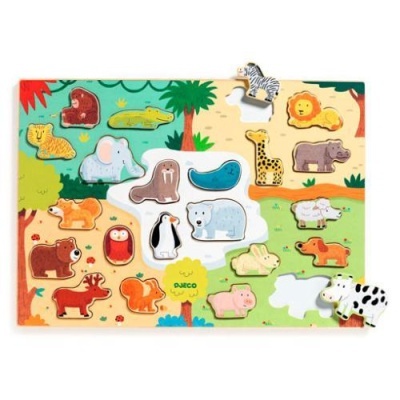 DJECO Puzzlo Animo 22 Pçs